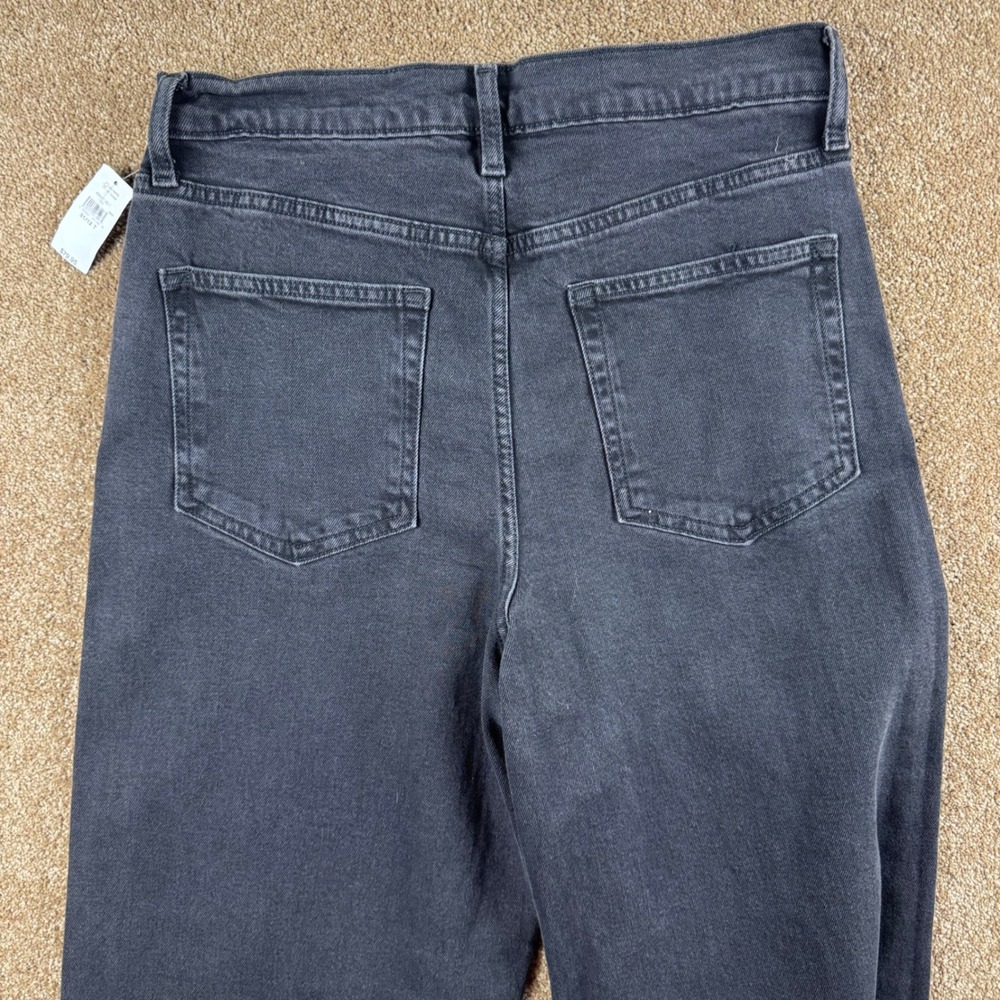 Gap High Rise Stride Jeans Womens 31 12T Washed Black Wide Leg Tall NWT - $80 - Picture 11 of 12